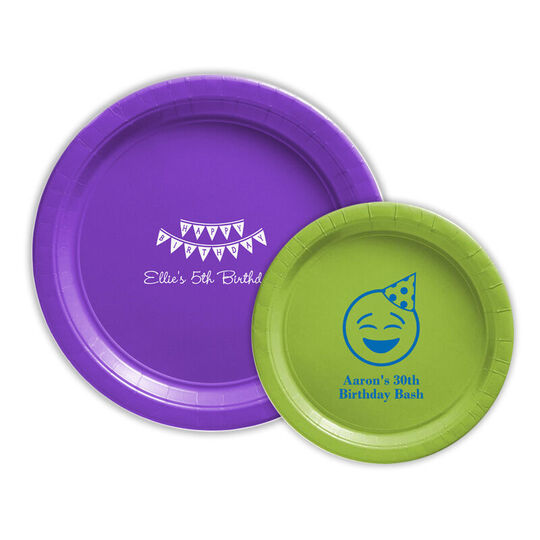 Design Your Own Birthday Paper Plates